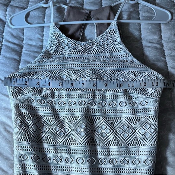 Poetry Halter Top Sleeveless Lace Maxi Dress Size Small - Picture 4 of 6